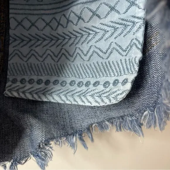 American Eagle vintage hi rise festival ripped embroidered pocket jean shorts 2 - Picture 3 of 9